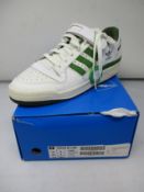 A pair of as new Adidas Forum 84 Low with authentication tag (UK 9).