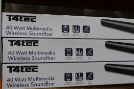 Four new T4 Tec Soundbars (TTSB001).