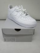 A pair of women's as new Nike Air Force 1 '07 (UK 7.5).