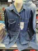 An as new Toteme Army denim jacket (L - RRP £430).