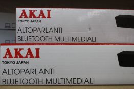 Three new AKAI Bluetooth 01 Soundbars.