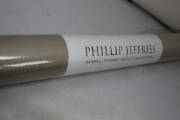 Five rolls of Philip Jeffries Sateen Shimer - Druzy 4940 wall coverings (12 yards each).