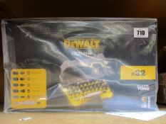 An as new DeWalt DT70523TM-QZ Counter Top Display Torsion 32-Piece Screwdriving Kit x 12.