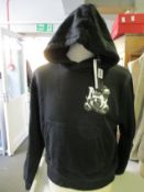 An as new Amiri snake hoodie in black (S).