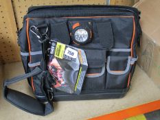An as new Klein Tools - Tradesman Pro Organizer - Lighted Tool Bag (55431).