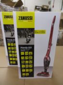Two new Zanussi Handy Go 2 in 1, 95W, 0.55L rechargeable cordless vacuum cleaners (ZANDX75) (2 x