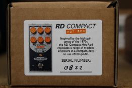 A boxed as new Origin Effects Revival Drive Compact Hot Rod Overdrive.