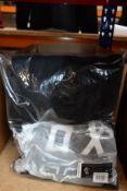 A quantity of as new Fox clothing to include five T-shirts, a Flexair jersey, Bravo cargo shorts,