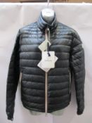 An as new Moncler Daniel quilted down jacket (TG 2).