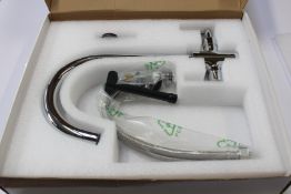 Five boxed as new Hapilife kitchen sink mixer taps.