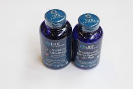A large quantity of assorted Life Extension Dietary Supplements to include Prenatal Advantage (120'