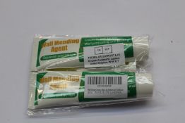 A quantity of Wall Mending Agent - Squeeze and Scrape with nozzles and scrapers (Approximately 50
