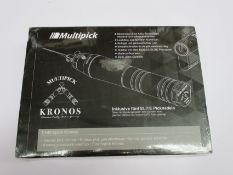 A boxed as new Multipick Kronos (Powerful electric lock pick gun with charger, allen key, Li-ion