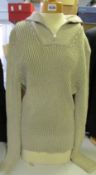 An as new Jacquemus Le Pull Bel pullover in beige (XL - RRP £230).