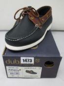 A pair of as new Dubarry of Ireland Admirals deck shoes (UK 8).