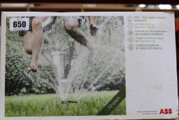 Ten ABB ONE20 Enclosed Switches (Grey).