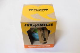 Twenty seven boxed as new Smiles by Julie Positive Thinking Quotations In a Jar.