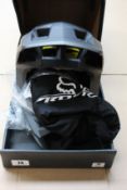 A Fox Racing Proframe Helmet Matte black (M).