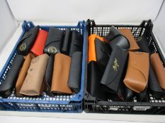 Twenty seven pairs of RayBan sunglasses and a pair of Maui Jim sunglasses.