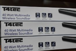 Four new T4 Tec Soundbars (TTSB001).