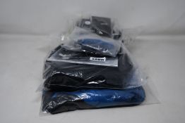 As new Gore cycling clothing/accessories; a Fade jersey (M), C5 jersey (L), C3 short tights (S),