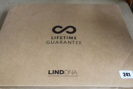 Eleven as new LIND DNA 4-Set Leather Table Mats in various styles to include Nupo Square and Hippo