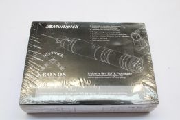 A boxed as new Multipick Kronos (Powerful electric lock pick gun with charger, allen key, Li-ion