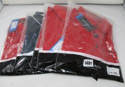 Six as new Galvin Green Marty golf shirts; four Marty Tour V8+ (All M) and two Marty Tour Edition (