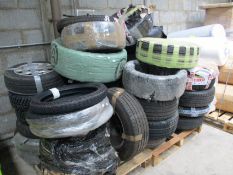 Various tyres and wheels (Mainly pre-owned).