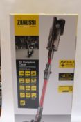 A new Zanussi Red Z8 Complete Clean cordless rechargeable 400W, 0.05L foldable vacuum cleaner (