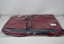 A women's as new RVRC Race Revolution Monsoon jacket in chilli (M) and a pair of men's Cyclone