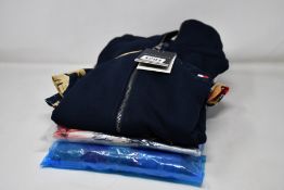 Two as new Tommy Hilfiger Hawaiian shirts (M, L), a Tommy Jeans checked denim shirt (L) and a