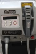 A Crystal Clear Skin Care C100 Series 2 IPL machine on wheeled stand (Minimal usage since