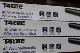 Four new T4 Tec Soundbars (TTSB001).