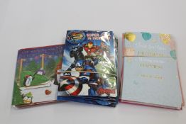 A large quantity of assorted greeting cards and related items.