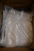 Eight pairs of as new Jaded London Ecru Carpenter jeans in cream (4 x 28