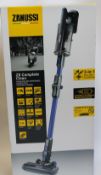 Two as new Zanussi Red Z8 Complete Clean cordless rechargeable 400W, 0.05L foldable vacuum
