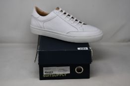 A pair of as new Suit Supply Combi sneakers in white (UK 12 - RRP £149).