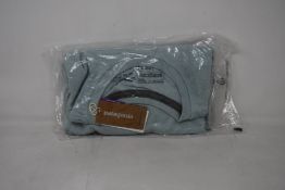 Five as new Patagonia Responsabilli-Tee T-shirts in big sky blue (L - RRP £40 each).