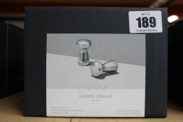 Three boxed as new Georg Jensen Living - Alfredo Collection Small Salt & Pepper Shakers.