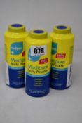 A quantity of Medipure body powders, helps cool itchy irritated skin 100% talc free (200g each) (