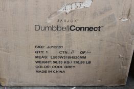 A Jaxjox Dumbell Connect JJ15001 in grey.