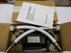 Two as new Turboboost 1.5 MK2 twin shower pumps (TS-50-2+).