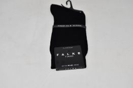 A quantity of as new Falke Shadow socks in black/navy (24 pairs - RRP £18 each).