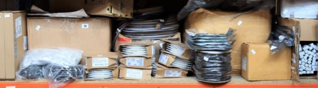 COLLECTION ONLY: A quantity of assorted new and pre-owned electronic components, cables and