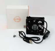 COLLECTION ONLY: A quantity of boxed as new Eleuteng USB 80mm Case Fans (Approx. 100 units).