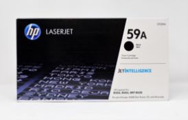 COLLECTION ONLY: Twelve boxed as new HP 59A Black Toner Cartridges (CF259A).