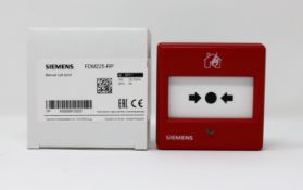 Seventy five boxed as new Siemens FDM225-RP Manual Call Points (P/N: A5Q00012020) (One box opened,