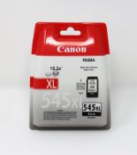 Twenty boxed as new Canon PG-545XL Black Ink Cartridges (Packaging sealed) (Production date: 10/03/