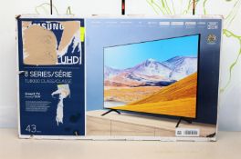 COLLECTION ONLY: A pre-owned Samsung UE43TU8000K 43